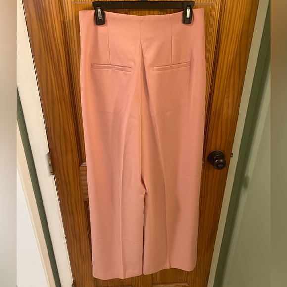 SOLD Boden Wide Leg Crepe Pant in Rose Pink - Picture 8 of 9